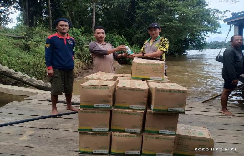 DKPP Mahulu Salurkan Bantuan Corona, Berupa Bibit Ayam