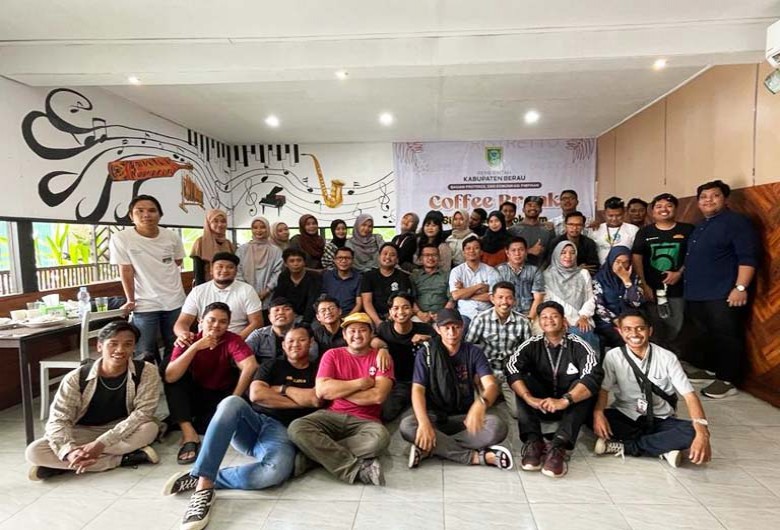 Silahturahmi Prokopim Setkab Berau Bersama Awak Media