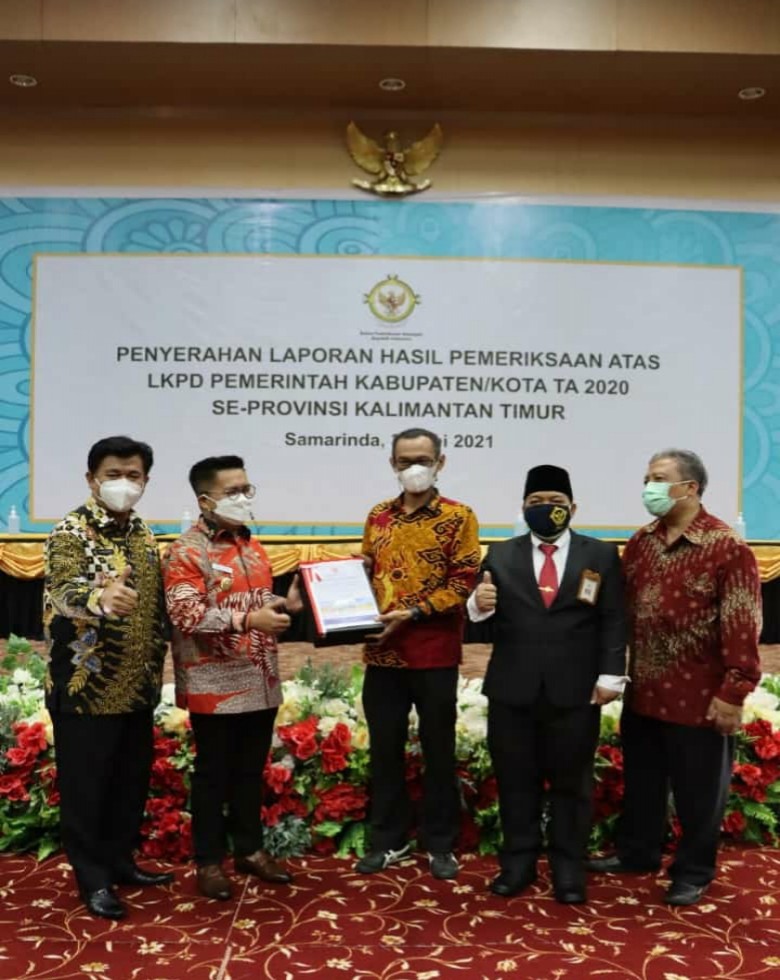 Kukar Kembali Raih WTP, Didik Agung: Kinerja Harus Lebih Baik Lagi