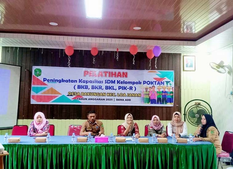 Fokus Penguatan SDM Desa Bakungan Gelar Pelatihan Poktan Berbasis Ketahanan Keluarga