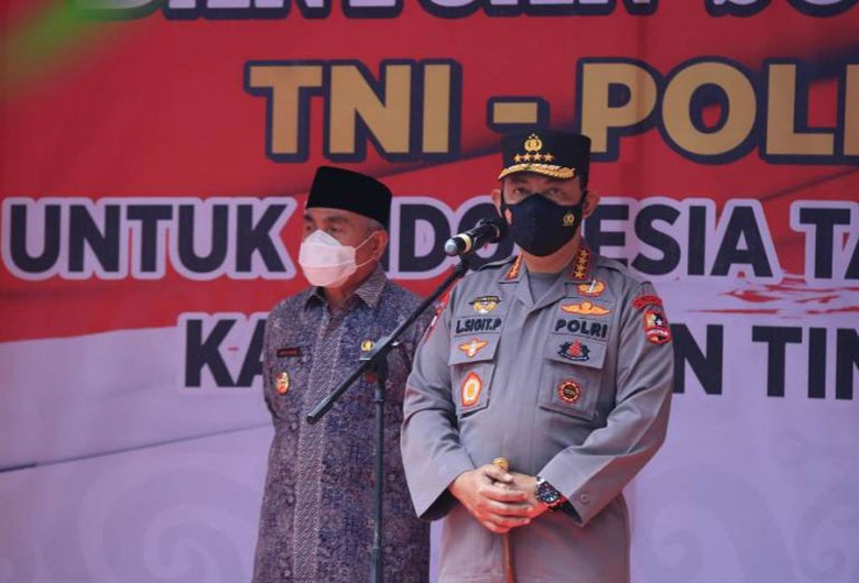 Kapolri: Kasus Covid di Kaltim Masih Tinggi