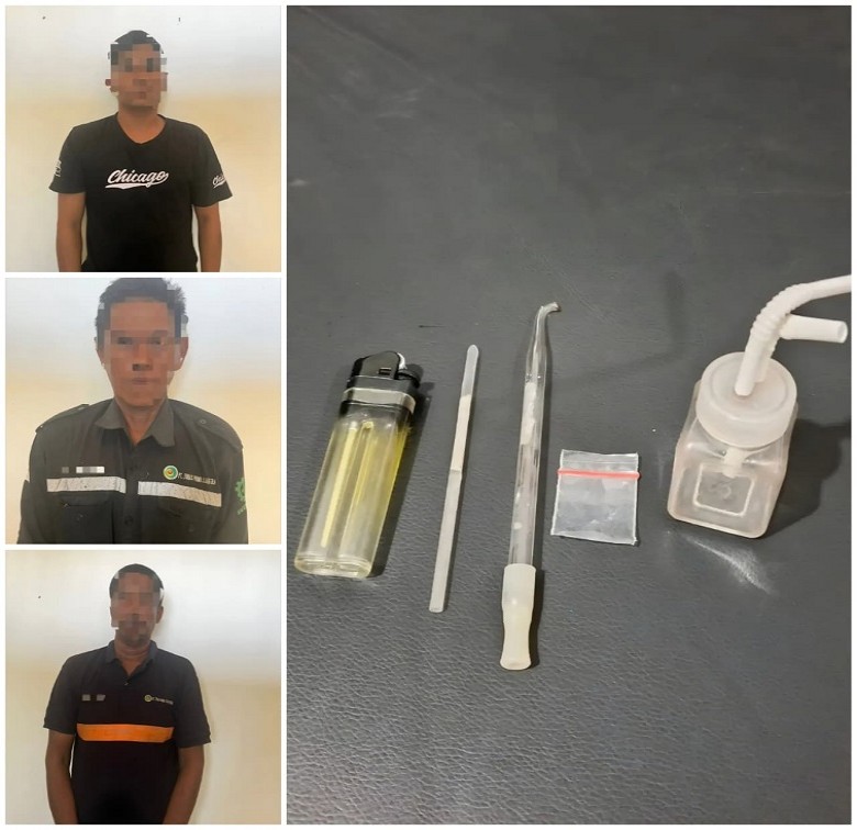 Digerebek Saat Gunakan Sabu di Toilet Pabrik Sawit, Tiga Pria Diamankan Polisi