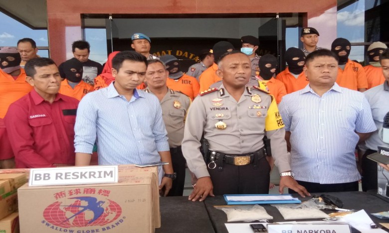 Polresta Samarinda Amankan Sabu 1 kg