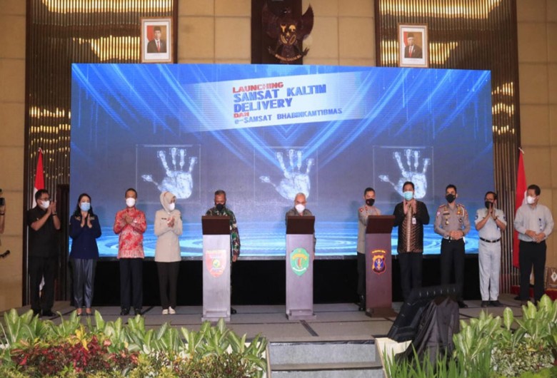 Gubernur Launching Samsat Kaltim Delivery