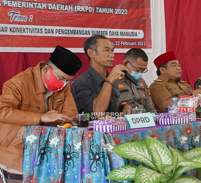 Wakil Ketua DPRD Kukar Hadiri Musrenbang Dapil II