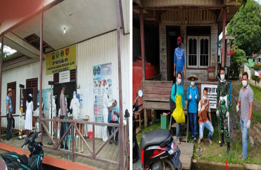 Ada Warga Terpapar Covid-19, TGC dan Diskes Mahulu Bergerak Cepat