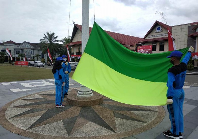 Pengibar Bendera HUT RI ke-76 Siap Bertugas