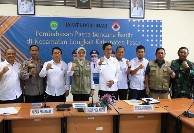 Buka Rakor Pemulihan Pasca Banjir di Paser, Sekda Minta Petakan Kegiatan Pemulihan