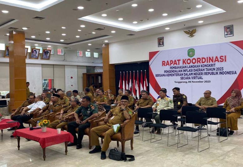 Pemkab Kukar Ikuti Rakor Pengendalian Inflasi Daerah
