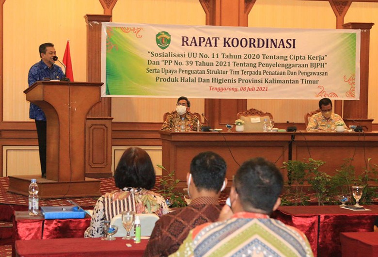 Wagub Hadi Mulyadi Buka Sosialisasi UU No 11 tahun 2020