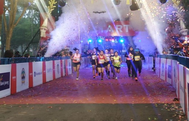Pelari Asal Tapanuli Utara Tercepat dalam Elite Race Borobudur Marathon 2020