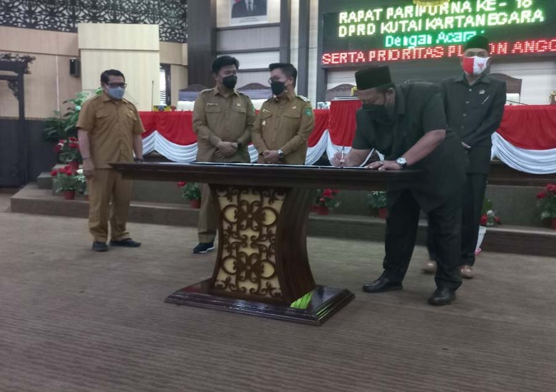 DPRD-Pemkab Kukar Sepakati Rancangan KUA-PPAS APBD 2022