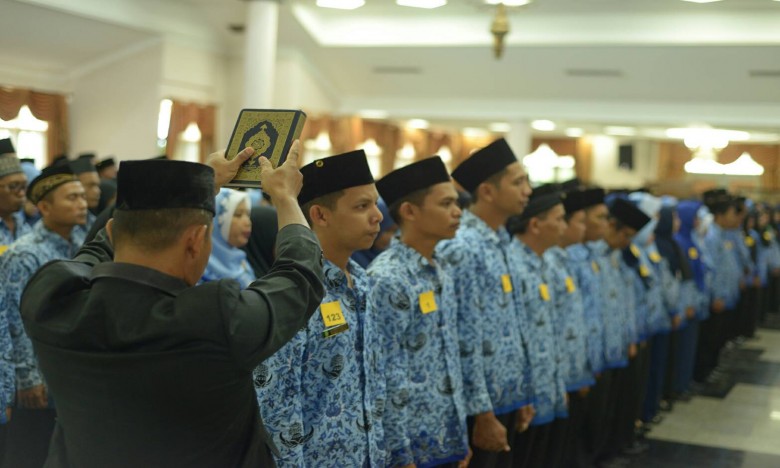 249 Pegawai Kukar Ikuti Pengambilan Sumpah Janji PNS