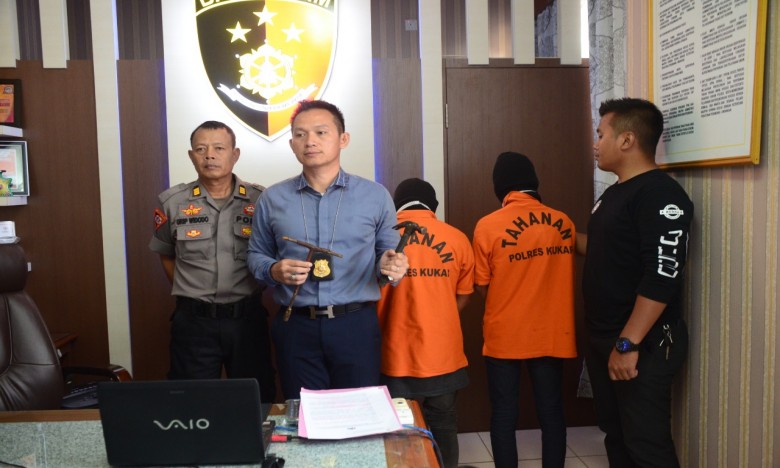 Polres Kukar Amankan 2 Pelaku Curanmor