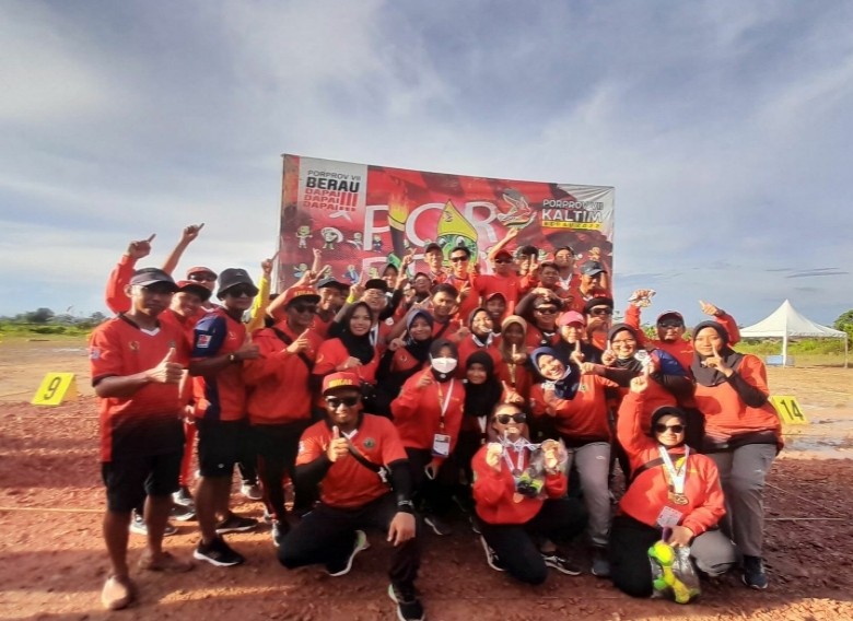 Cabor Panahan Kabupaten Kukar Berhasil Raih Juara Umum Porprov Kaltim 2022