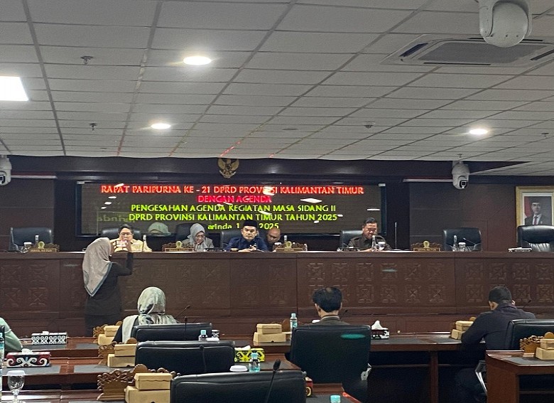Agenda Masa Sidang II DPRD Kaltim 2025 Resmi Disahkan