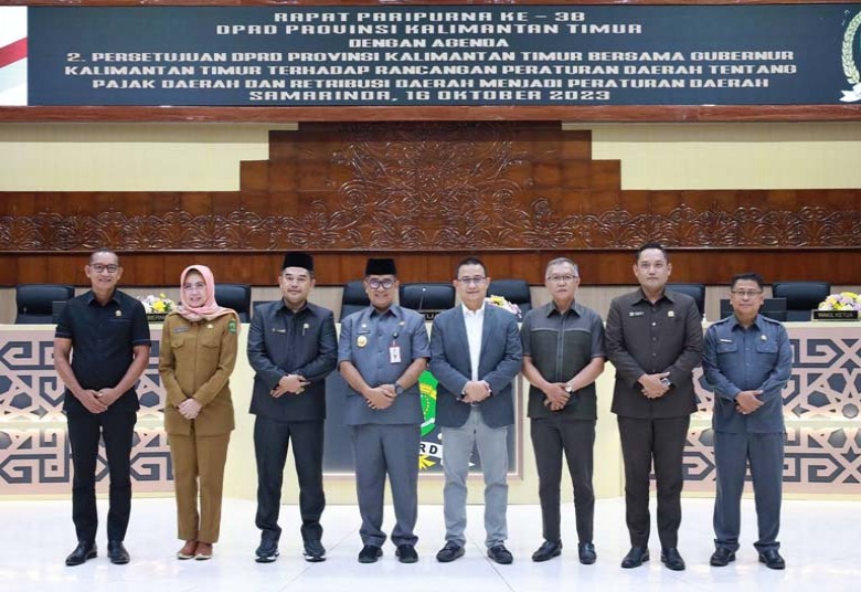 DPRD Kaltim Gelar Rapat Paripurna, Setujui Raperda Pajak dan Retribusi Daerah