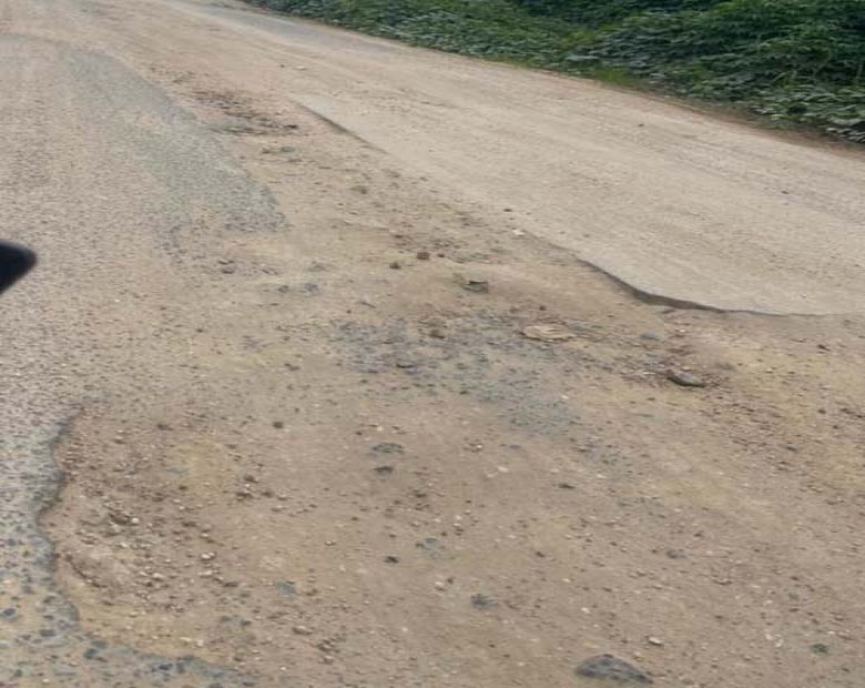 Kerusakan Jalan Poros Labanan-Segah Semakin Parah