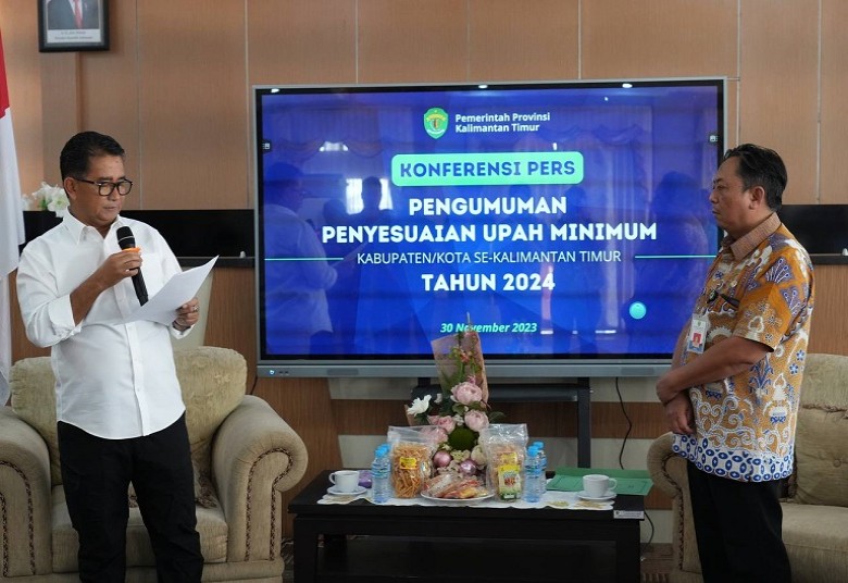 Pj Gubernur Umumkan UMK se-Kaltim