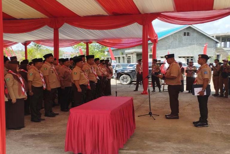 Pengurus Kwaran Pramuka Tenggarong Dilantik