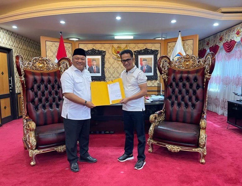 Konfirmasi Kepersertaan Porprov VII, Wabup Gamalis Bertemu Wali Kota Balikpapan