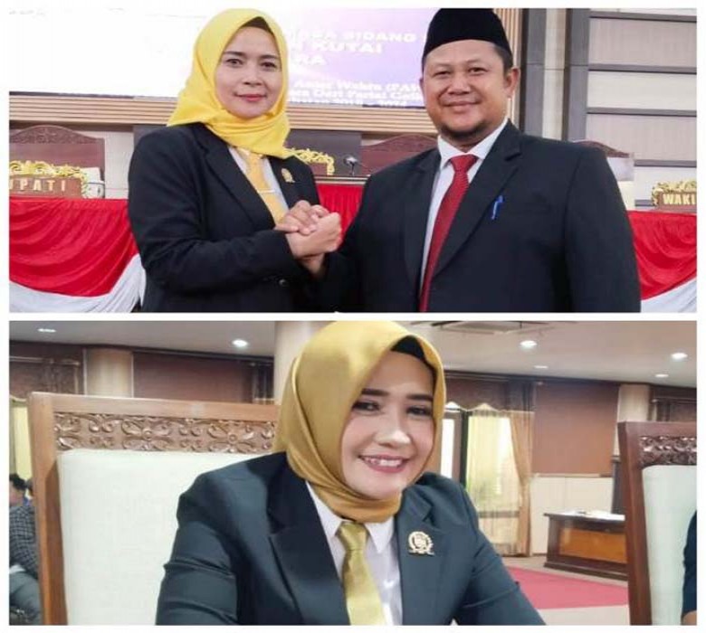 Resmi Dilantik Sebagai Anggota DPRD Kukar, Sri Muryati dan Jumiati Siap Jalankan Amanah
