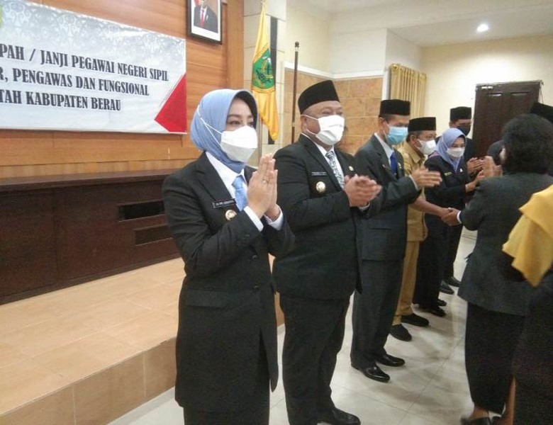110 Pejabat Adminstrator PNS Dilingkungan Pemkab Berau Dilantik