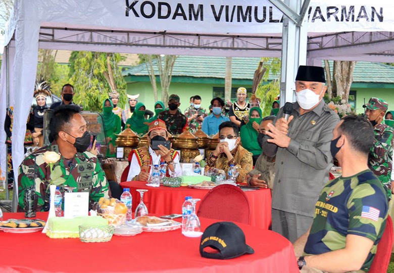Gubernur Hadiri Sport Day and Culture Day Garuda Shield, Isran: Undang Garuda Shield Kembali Tahun Depan