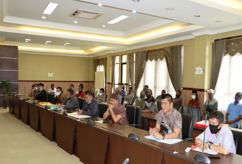 Komisi III DPRD Kukar Lakukan Mediasi Pembanguan Jembatan Anggana