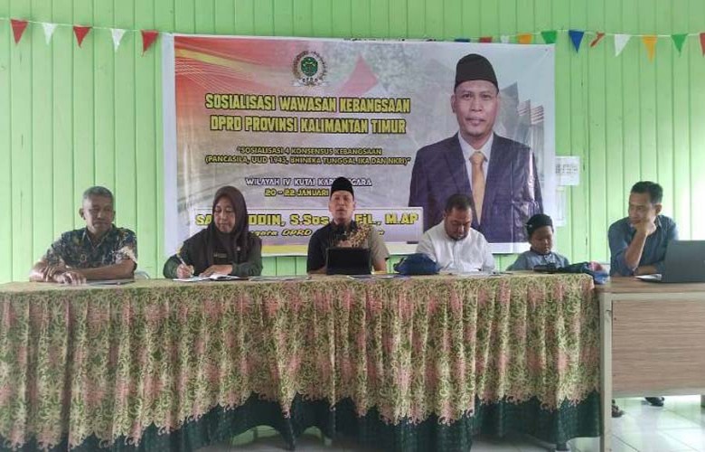 Anggota DPRD Kaltim Salehuddin Gelar Sosbang di Muara Wis