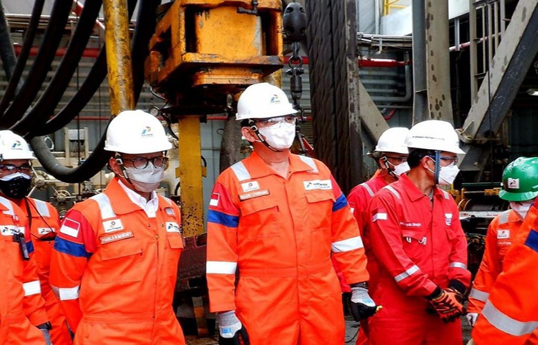 Tinjau Kinerja Hulu, Dewan Komisaris Pertamina Kunjungi Fasilitas Offshore Blok Mahakam