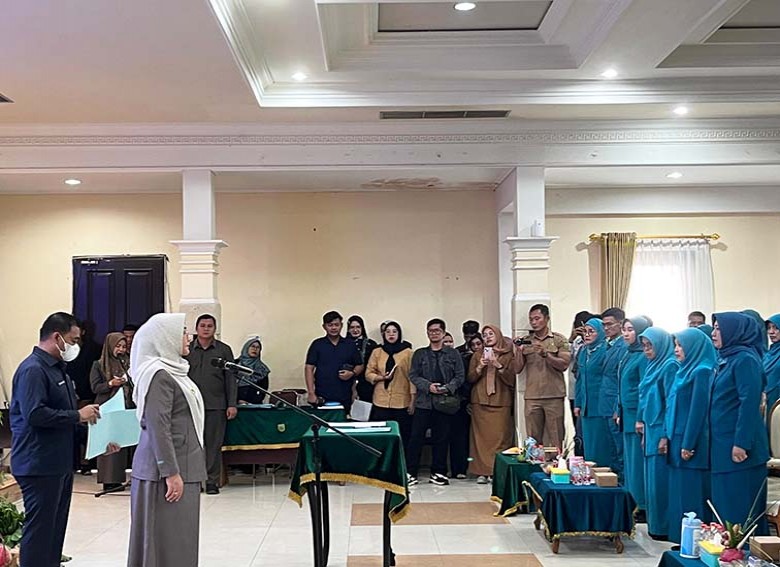 Bupati Berau Lantik Pengurus PKK dan Posyandu, Tekankan Sinergitas untuk Pemberdayaan Masyarakat