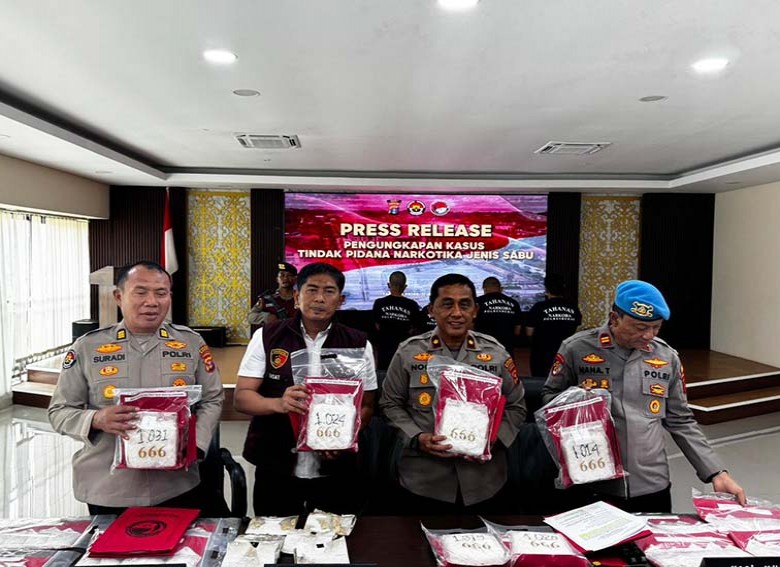 Pengungkapan Terbesar Polres Berau di 2026 : Sita 8,09 Kg Sabu dan Dalami Dugaan Kendali dari Balik Jeruji