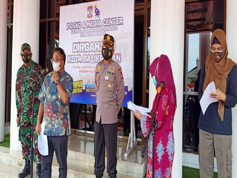Terkonfirmasi Positif Covid-19 Balikpapan Bertambah 124 Kasus