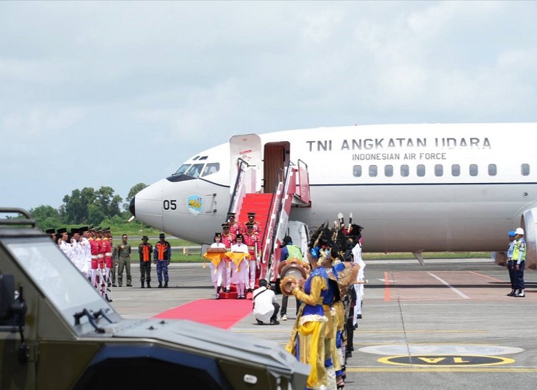 Duplikat Bendera Pusaka dan Teks Proklamasi Tiba di Benua Etam,Pj Akmal: Ini Rangkaian Awal Peringatan HUT RI di IKN