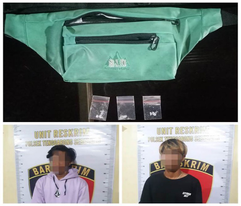 Kedapatan Bawa Sabu, Dua Pemuda di Tenggarong Seberang Ditangkap Polisi