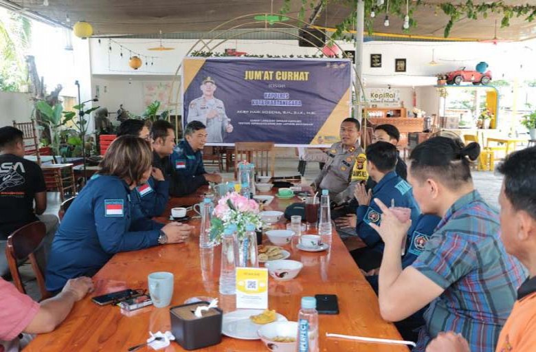 Momen HPN 2023, Polres Kukar Silaturahmi dengan Wartawan