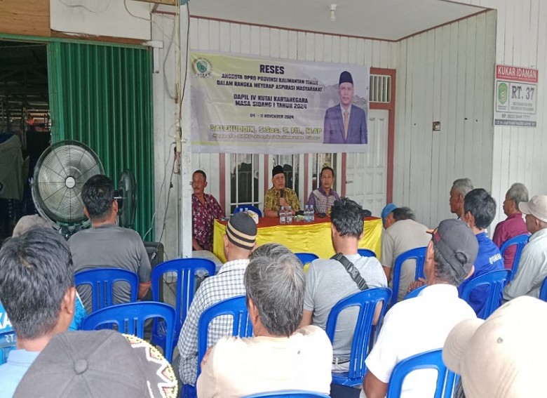 Salehudin Anggota DPRD Kaltim Serap Aspirasi di Tenggarong