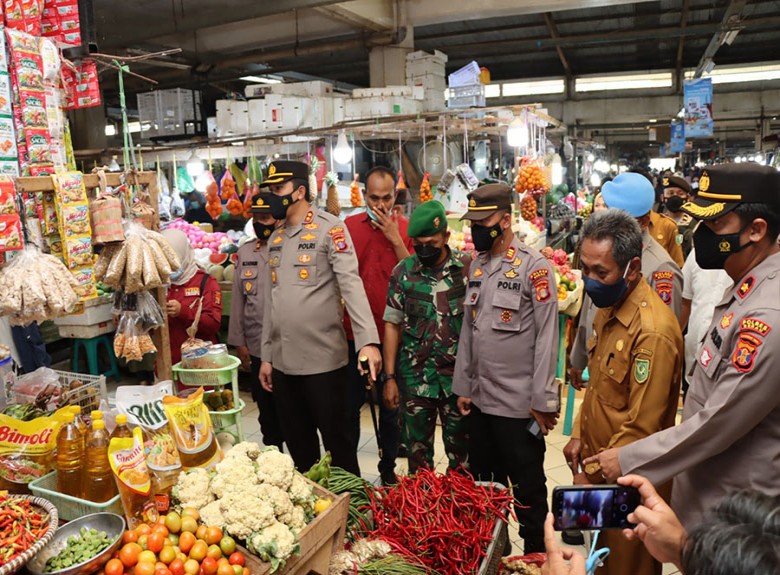 Kapolres Berau Lakukan Pengecekan Ketersediaan Sembako