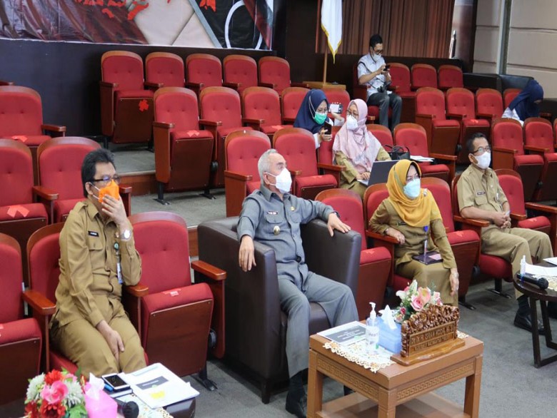 Gubernur Ikuti Monev Vaksinasi, Kaltim Siap Menuntaskan Vaksinasi