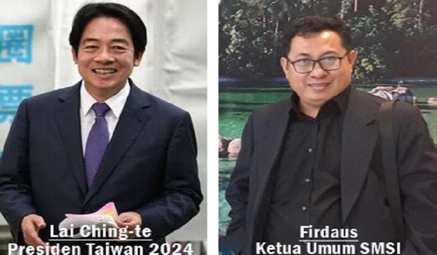Hubungan Internasional: Ketua Umum SMSI  Sampaikan Ucapan Selamat untuk Presiden Taiwan Terpilih