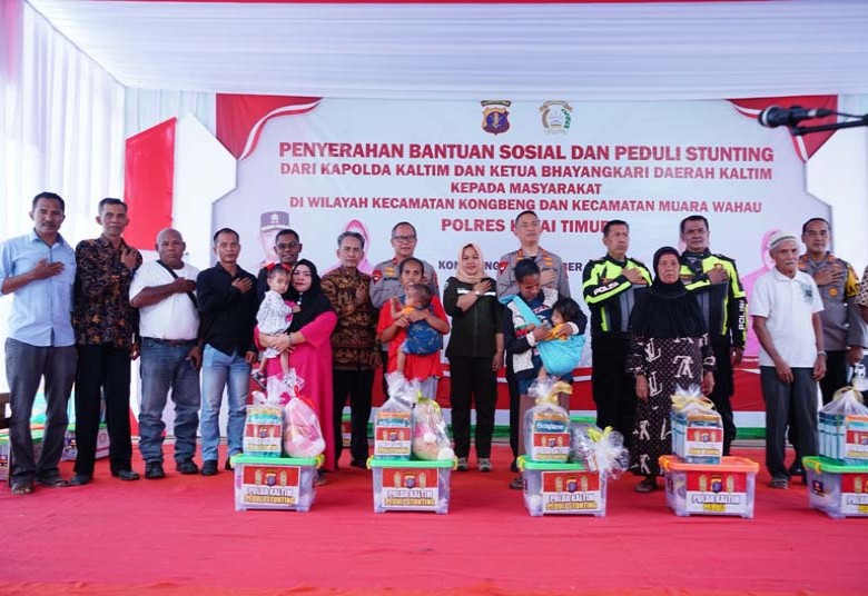 Peduli Penanganan Stunting, Kapolda Kaltim Gelar Bakti Sosial