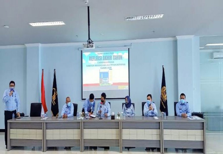 Kantor Imigrasi Balikpapan Gelar Refleksi Akhir Tahun 2020