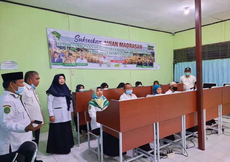 220 Siswa MTs Negeri 1 Kukar Jalani Ujian Madrasah