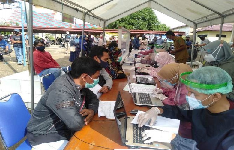 Pastikan Penyelenggara Bebas Covid-19, KPU Kukar Lakukan Rapid Test Semua Petugas