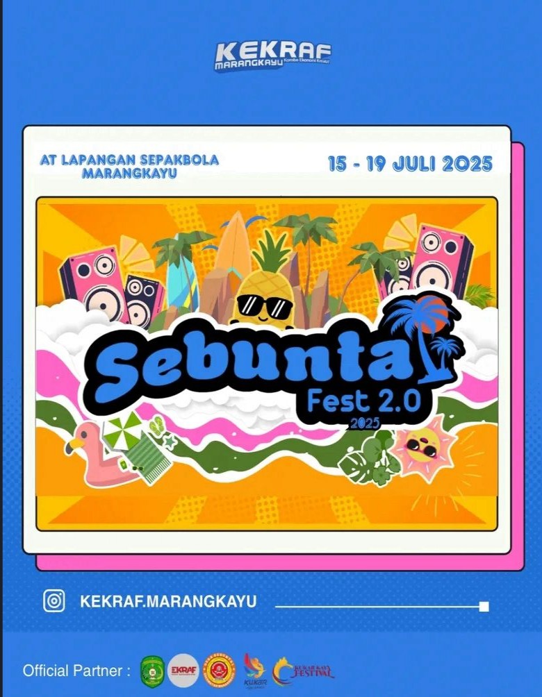 Sebuntal Fest 2.0 Siap Meriahkan Kecamatan Marangkayu Juli 2025