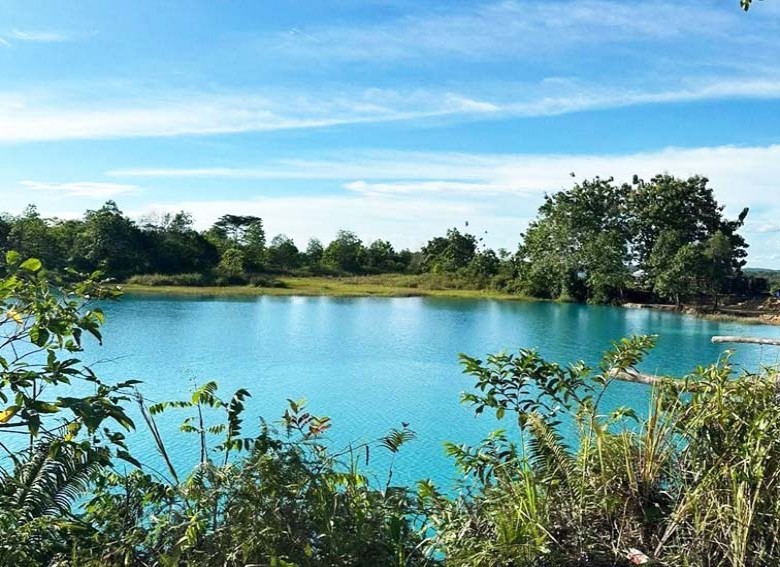 Puskesmas Bungajadi Dorong Pengelola Tempat Wisata Danau Biru Eks Tambang Lakukan Uji Lab Kandungan Air