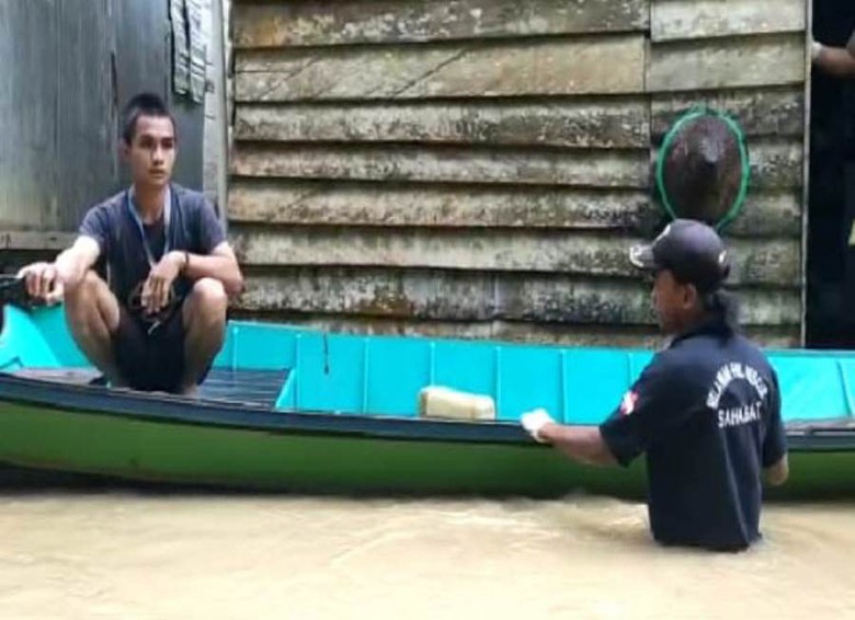 Banjir Landa Desa Bakungan Kecamatan Loa Janan
