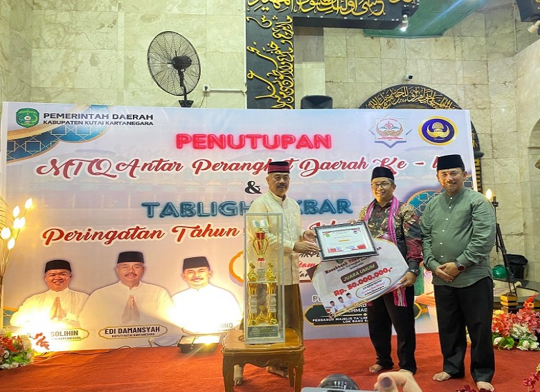 Kecamatan Muara Muntai Juara Umum MTQ Antar Perangkat Daerah Kukar