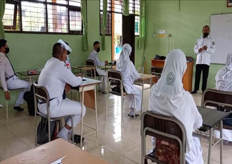 MTs Negeri 1 Kukar Laksanakan PTM Terbatas